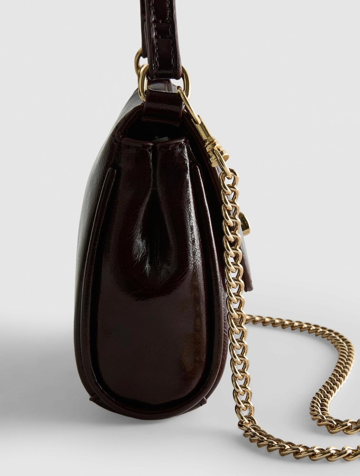 Leather Fturn-lock Shoulder Gag