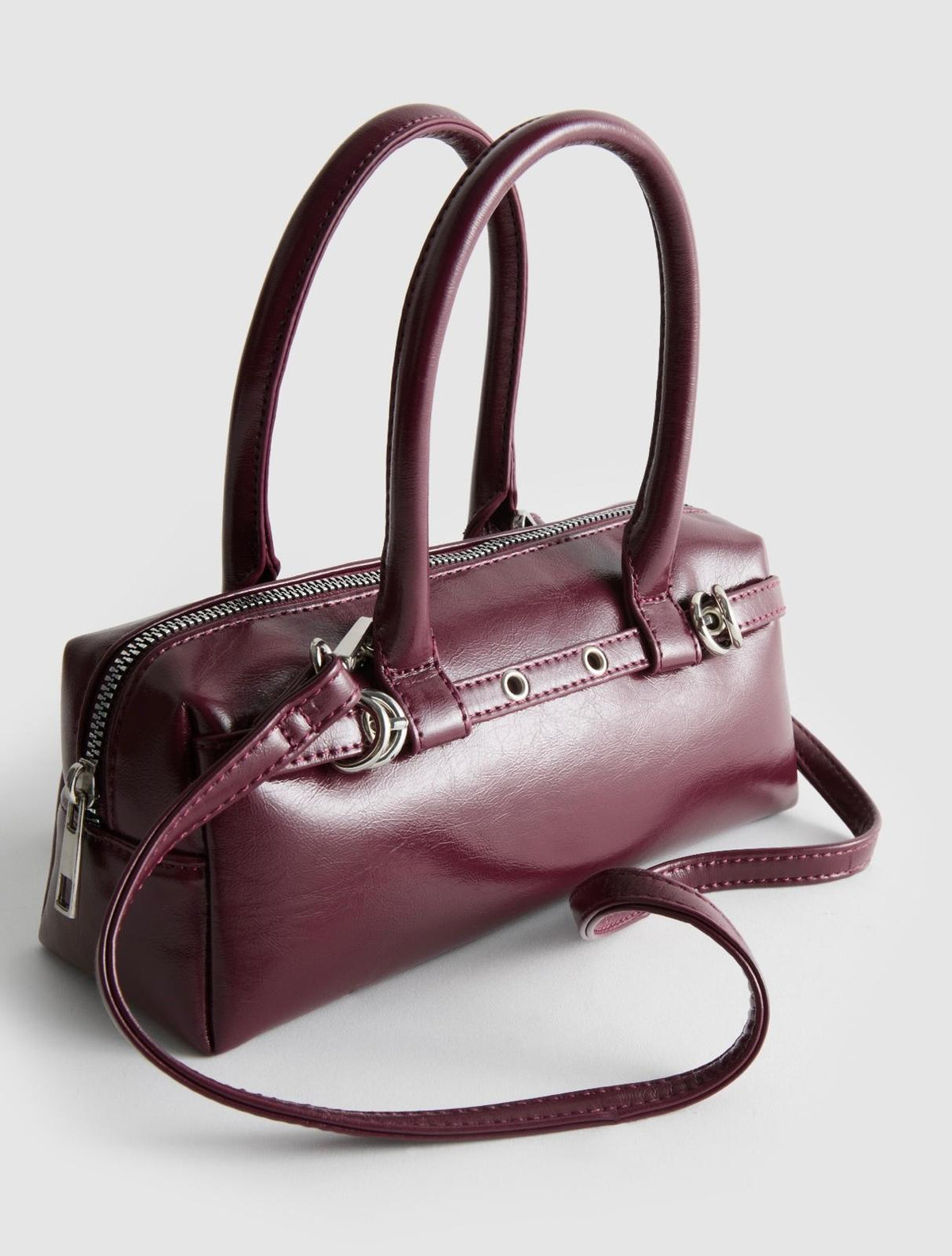 Eyelet Detail Shouler Bag
